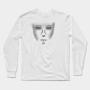 Blunt lady face Long Sleeve T-Shirt